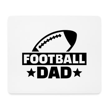 Football - Mousepad (Querformat) - Weiß - Vorne
