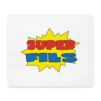 Super fils - Mousepad (Querformat) - Weiß - Vorne
