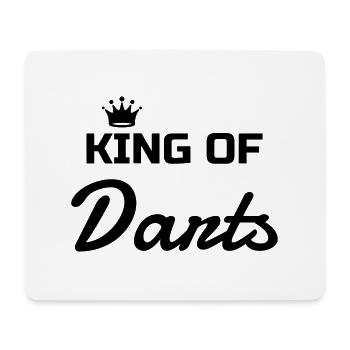 Darts Ziel Sport Sportler Spieler - Mousepad (Querformat) - Weiß - Vorne