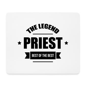 Pfarrer / Priester / Katholisch / Religion - Mousepad (Querformat) - Weiß - Vorne