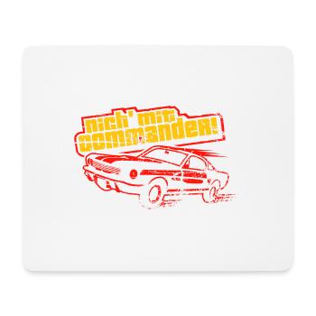Nich' mit Commander - Mousepad (Querformat) - Weiß - Vorne