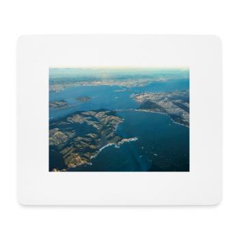 The Golden Gate Bridge San Francisco - Mouse Pad (horizontal) - white - Front