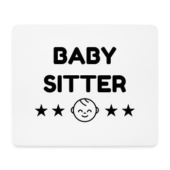 Babysitter Babysitting Baby-sitter Baby sitting - Mousepad (Querformat) - Weiß - Vorne