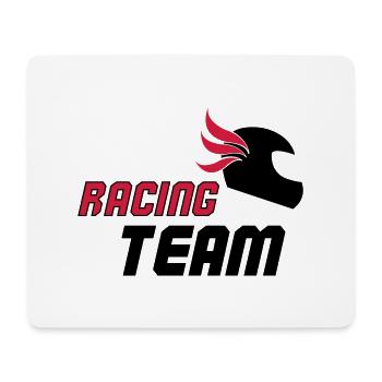 racing_team_02 - Mousepad (Querformat) - Weiß - Vorne