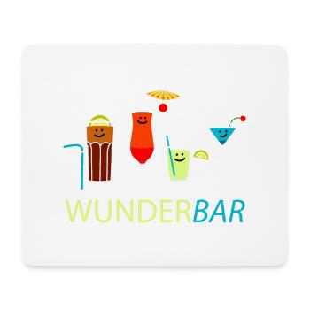 Wunderbar (b) - Mousepad (Querformat) - Weiß - Vorne