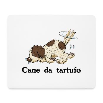 Trueffelpino1 1 - Mousepad (Querformat) - Weiß - Vorne