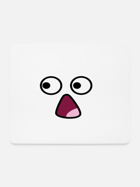 lol Faces - Mousepad (Querformat) - Weiß