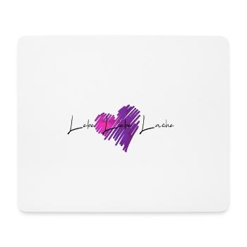 Vive - Amour - Rire - Tapis de souris (format paysage) - blanc - Devant