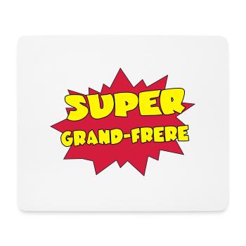 Super GRAND-FRERE - Tapis de souris (format paysage) - blanc - Devant