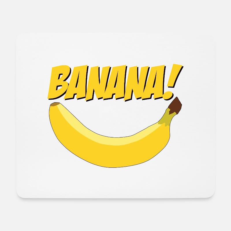 Banana banana - Mouse Pad (horizontal) - white