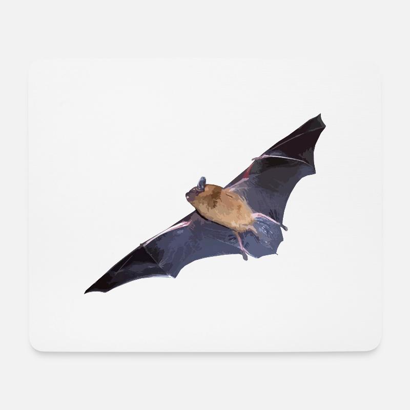 Bat - Mouse Pad (horizontal) - white