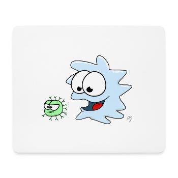 Immunology - Mouse Pad (horizontal) - white - Front