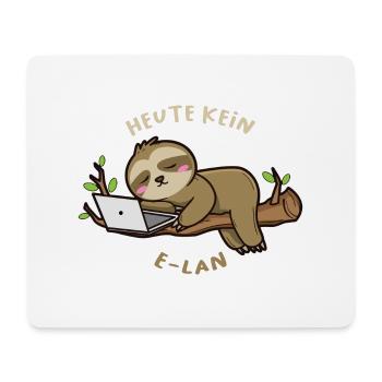 Homeschooling Homeoffice School Pupil E - Lan w- - Mouse Pad (horizontal) - white - Front