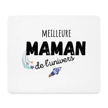 meilleure maman de l'univers cadeau maman - Tapis de souris (format paysage) - blanc - Devant