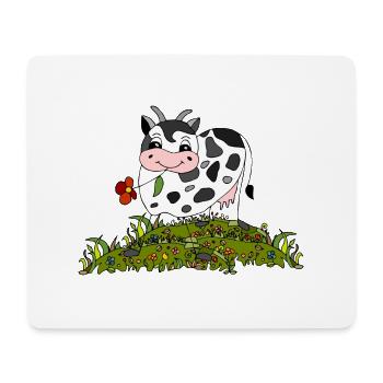 Cow - Mouse Pad (horizontal) - white - Front
