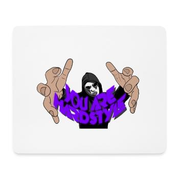 Hardstyle - Mousepad (Querformat) - Weiß - Vorne
