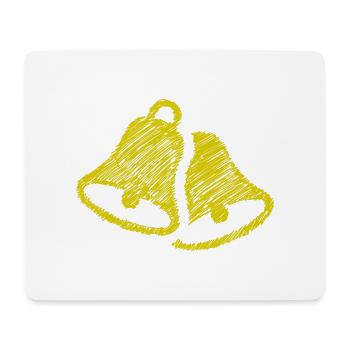 Bells Scribbled Bell Bell Black - Mouse Pad (horizontal) - white - Front