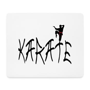 Karate - Mousepad (Querformat) - Weiß - Vorne