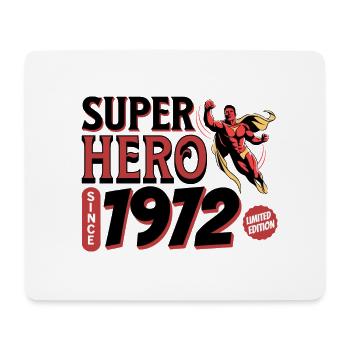 Super Heroes Since 1972 - 50th Anniversary - Mouse Pad (horizontal) - white - Front
