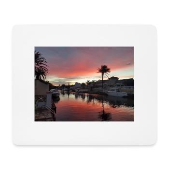 Empuriabrava Kanal - Mousepad (Querformat) - Weiß - Vorne