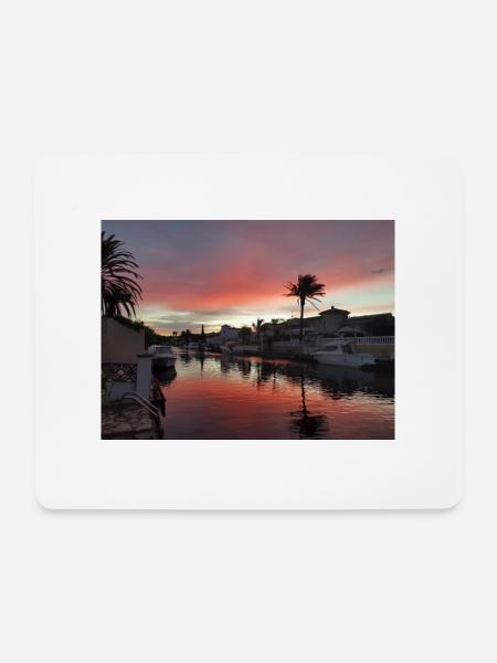 Empuriabrava Kanal - Mousepad (Querformat) - Weiß