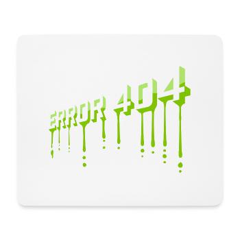 Mucus Drops Error 404 - Mouse Pad (horizontal) - white - Front
