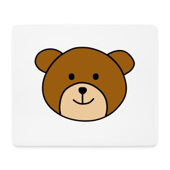 Cute bear - Mousepad (Querformat) - Weiß - Vorne