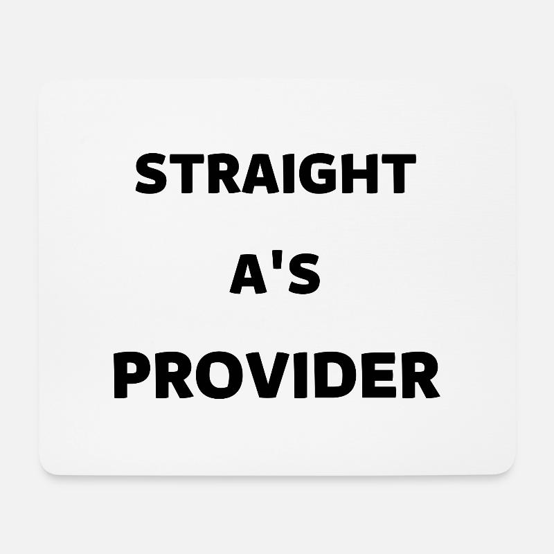 STRAIGHT A'S ANBIETER - Mousepad (Querformat) - Weiß