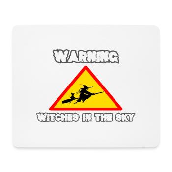 Halloween witches humour - Tapis de souris (format paysage) - blanc - Devant