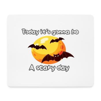 Halloween - Bats humour - Tapis de souris (format paysage) - blanc - Devant