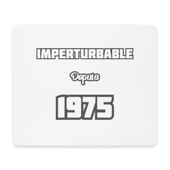 Année de naissance / birth year - 1975 - Tapis de souris (format paysage) - blanc - Devant