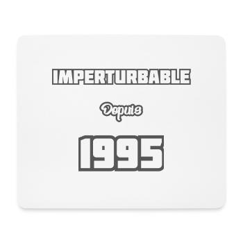 Année de naissance / birth year - 1995 - Tapis de souris (format paysage) - blanc - Devant