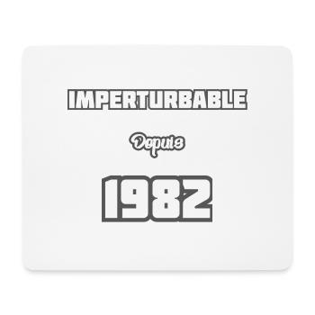 Année de naissance / Birth year - 1982 - Tapis de souris (format paysage) - blanc - Devant