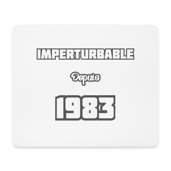 Année de naissance / Birth year - 1983 - Tapis de souris (format paysage) - blanc - Devant
