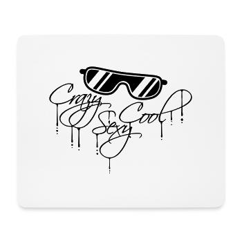 design cool sexy fou - Tapis de souris (format paysage) - blanc - Devant