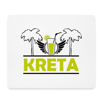 Kreta - Mousepad (Querformat) - Weiß - Vorne