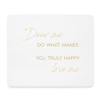 dear me - Mouse Pad (horizontal) - white - Front