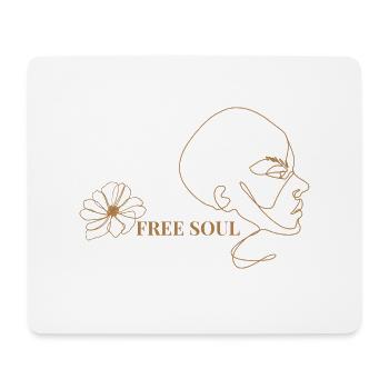 Free soul - Mouse Pad (horizontal) - white - Front