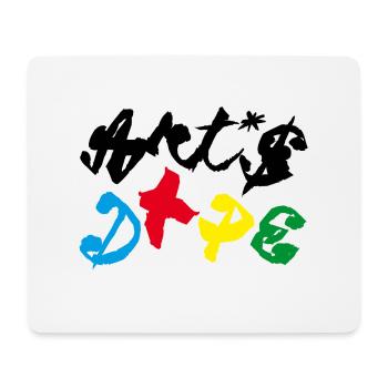 ICH LIEBE KUNST - Mousepad (Querformat) - Weiß - Vorne