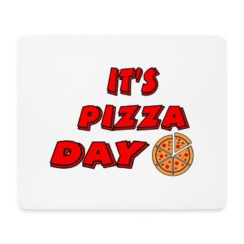 Pizza - Mousepad (Querformat) - Weiß - Vorne