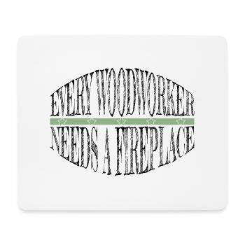 cool Carpenter a vu Mason Carpenter Tshirts drôles - Tapis de souris (format paysage) - blanc - Devant