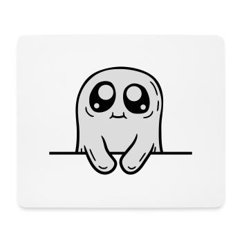 Doux derrière le mur - Tapis de souris (format paysage) - blanc - Devant