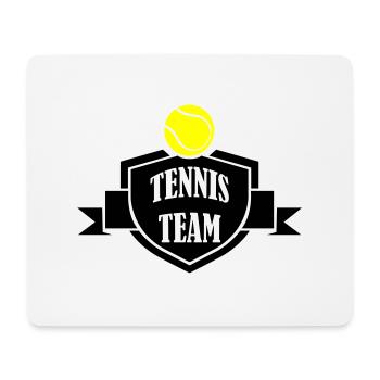 Tennis Team - Mousepad (Querformat) - Weiß - Vorne