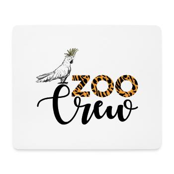 Crew Graphic Animal Keeper Zoo Keeper Animal Lover - Mousepad (Querformat) - Weiß - Vorne