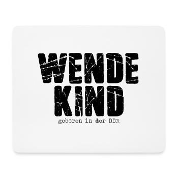 Wendekind Geboren in der DDR - Mousepad (Querformat) - Weiß - Vorne
