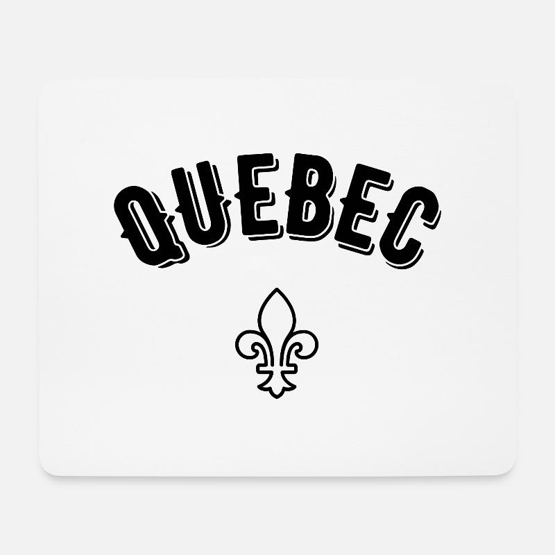 Quebec - Mousepad (Querformat) - Weiß