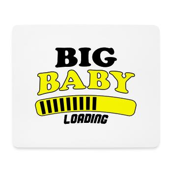 Big Baby Loading - Mouse Pad (horizontal) - white - Front