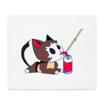 Miku the little kitten - Mouse Pad (horizontal) - white - Front