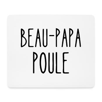 beau-papa poule - Tapis de souris (format paysage) - blanc - Devant