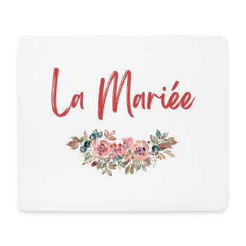evjf humour team bride de la mariée - Tapis de souris (format paysage) - blanc - Devant